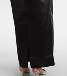 Платье макси из атласа без бретелек Entire Studios, Black Sateen - фото 5