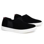 Мужские повседневные туфли YEDANI черные на бело-черной подошве - фото 8