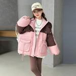 Детская пуховая куртка Disney, априкот - фото 9