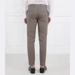 Шерстяные брюки узкого кроя Denz Oscar Jacobson, коричневый - фото 2