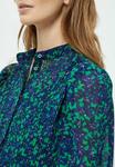 Блуза PEPPERCORN Button-down blouse, P Foliage Green Print/Green - фото 4