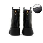 Женские Ботинки Челси Черные/Абрикосовые COMELY, Черные (С Подкладкой из Флиса) - фото 11