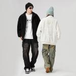 Бархатные жакеты унисекс с воротником-стойкой и утолщенным низом Disney, черный - фото 9