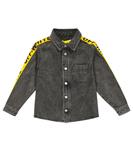 Джинсовая рубашка с логотипом Off-White, белый - фото