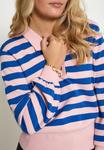 Топ Minus SALIANA, Blue Pink Stripe/Light Blue - фото 5