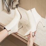 Ботильоны женские Pinweishidu, цвет Beige [8 cm] - фото 4