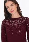 Джемпер usha Jumper, Burgundy/Red - фото 4