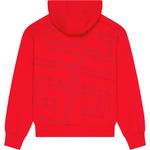 Футболка с капюшоном 4G Givenchy, красная - фото 3