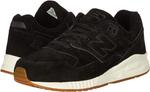Кроссовки New Balance 530 (Lux Suede), Black/White - фото 7