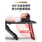 FANCYCHIC Раскладное кресло-шезлонг, широкое 66 см, черное - фото 5