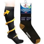 Компрессионные носки черного цвета, размер 36-41, 1 пара Lucovitaal - фото 2