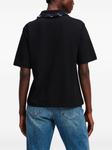 Рубашка поло из букле Karl Lagerfeld, черный - фото 4