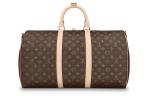 LOUIS VUITTON Сумка Keepall Bandouliere Monogram 50 коричневая - фото 5