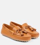 Кожаные мокасины Tod's, Kenia Scuro - фото