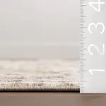 Традиционный коврик-медальон Деваки Nuloom, 153x244 см - фото 3