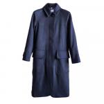 SS24 Пальто женское темно-синее Burberry - фото