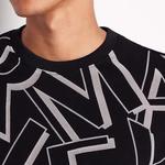 Футболка без капюшона FW23 ARMANI EXCHANGE, черная - фото 7