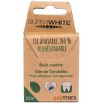 Биоразлагаемая зубная нить 50м Superwhite - фото