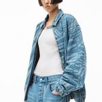 Alexander Wang Джинсовая куртка унисекс синяя, Blue - фото 6