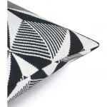 Декоративная подушка Prism Musterring, Anthrazit/grau/hellgrau + gemustert - фото 3