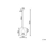 Подвесной светильник Beliani, 15x24x121 см, черный - фото 3