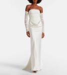 Платье Donatella с драпировкой Rotate, Snow White - фото 2