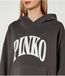 Толстовка Макамба Oversize fit Pinko, серый - фото 4