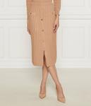 Юбка TWINSET, бежевый - фото