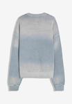 Толстовка Bershka FADED-EFFECT, Light Blue - фото 6
