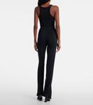 Широкие брюки с высокой талией Mugler, черный - фото 3