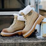 Ботинки женские Dickies меховые, хаки - фото 6