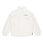 Куртка loose stand collar stay warm logo jacket white Converse, белый - фото