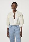 Блуза Fabienne Chapot Blouse, Cream White/Off-White - фото
