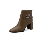 Ботильоны женские Jessica Sophia, хаки - фото