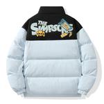 The Simpsons Пуховик унисекс «Симпсоны», Светло-синий - фото 12