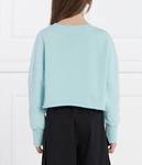 Толстовка Patrizia Pepe Cropped Fit, бирюзовый - фото 4