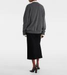 Кашемировый свитер Ligeia The Row, Medium Grey Melange - фото 3