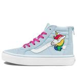 Кроссовки sk8-hi k blue light blue Vans, голубой - фото