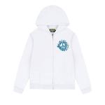 Худи Denim Tears Denim University Zip Hoodie, White - фото