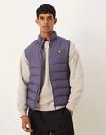 Жилет Lyle & Scott Light из серого камня с утеплителем - фото