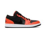 Кроссовки Air Jordan Air Jordan 1 Low SE 'Black Turf Orange', черный - фото 2