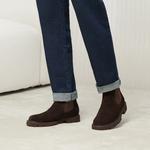 Ботинки челси мужские THOM WILLS, [Box]Тёмный кофе E672 - фото 9