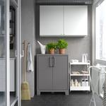 Шкаф с дверью RUNMARÖ IKEA, 80x44x100 см, темно-серый - фото 3