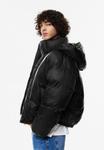 Куртка PULL&BEAR Winter jacket, Black - фото 5