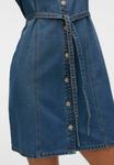 Джинсовое платье VMJANET KURZES Vero Moda, цвет Medium Blue Denim - фото 4