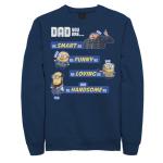 Мужской свитшот Despicable Me Minions Awesome Dad Qualitys Licensed Character - фото