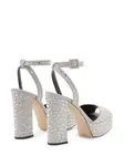 Босоножки New Betty Sparkle 120 на платформе Giuseppe Zanotti, серый - фото 3