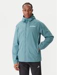 Дождевая куртка regular fit Terrex Multi 2L RAIN.RDY JL9774 Adidas, зеленый - фото