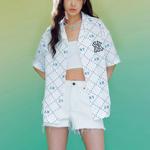 MLB Женская белая рубашка - фото 6