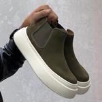 LOHAN·SIR Челси ботинки на платформе мужские черные, цвет Black - фото 8